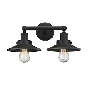 Railroad - 2 Light Bath Vanity-7.25 Inch Tall and 17 Inch Wide - 1426692