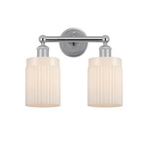 Hadley - 2 Light Bath Vanity In Art Deco Style-11.5 Inches Tall and 13.5 Inches Wide - 1289876
