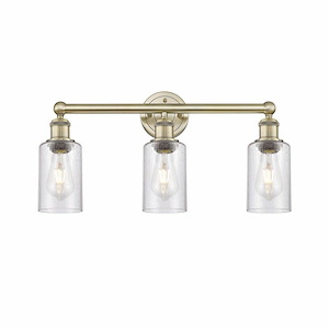 Clymer - 3 Light Bath Vanity In Art Deco Style-11.38 Inches Tall and 21.88 Inches Wide - 1289963