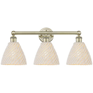 Bristol Natural - 3 Light Bath Vanity-11.75 Inch Tall and 25.5 Inch Wide - 1387830