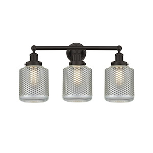 Stanton - 3 Light Bath Vanity In Industrial Style-11.5 Inches Tall and 24 Inches Wide