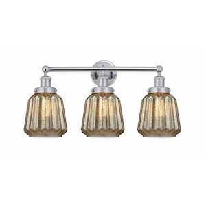 Chatham - 3 Light Bath Vanity In Industrial Style-10 Inches Tall and 24.5 Inches Wide