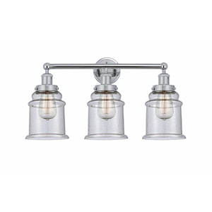 Canton - 3 Light Bath Vanity In Industrial Style-12.75 Inches Tall and 24 Inches Wide
