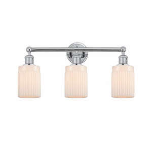 Hadley - 3 Light Bath Vanity In Art Deco Style-11.5 Inches Tall and 22.5 Inches Wide