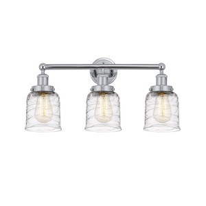 Bell - 3 Light Bath Vanity In Industrial Style-10 Inches Tall and 24.5 Inches Wide - 1289955