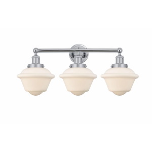 Oxford - 3 Light Bath Vanity In Industrial Style-10 Inches Tall and 24.5 Inches Wide