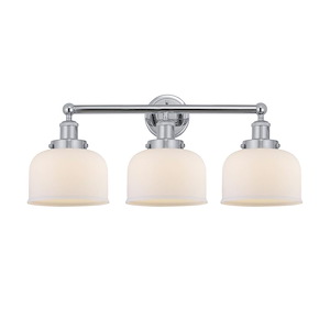 Bell - 3 Light Bath Vanity In Industrial Style-10 Inches Tall and 24.5 Inches Wide