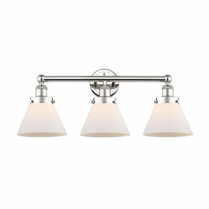 Cone - 3 Light Bath Vanity In Industrial Style-11.5 Inches Tall and 25.75 Inches Wide - 1316820
