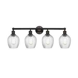 Salina - 4 Light Bath Vanity In Industrial Style-11.5 Inches Tall and 32 Inches Wide - 1289968