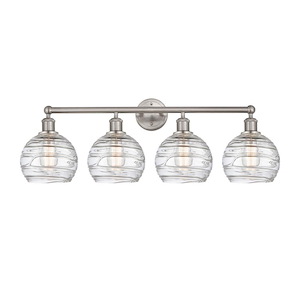 Athens Deco Swirl - 4 Light Bath Vanity-12.13 Inch Tall and 35 Inch Wide - 1311343