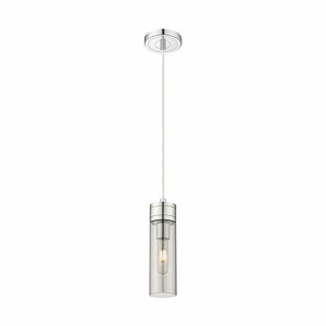 Boreas - 1 Light Cord Hung Mini Pendant-10 Inch Tall and 3 Inch Wide - 1364602
