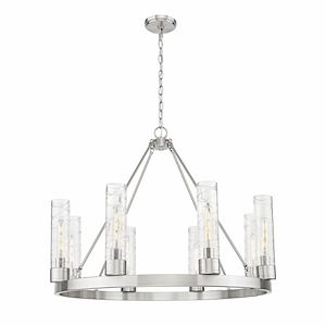 Boreas - 8 Light 11 Inch Shade Chandelier-28 Inch Tall and 36 Inch Wide - 1375766