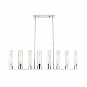 Boreas - 8 Light Stem Hung Island-13.75 Inch Tall and 48 Inch Wide - 1375768
