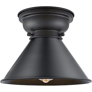 Briarcliff-1 Light Flush Mount in Traditional Style-10 Inches Wide by 6.9 Inches High