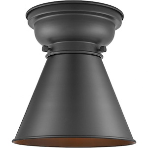 Appalachian-1 Light Flush Mount in Traditional Style-8 Inches Wide by 7.53 Inches High