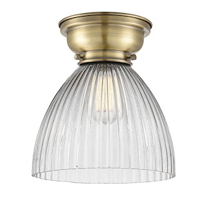 Seneca Falls - 1 Light Flush Mount In Traditional Style-9.4 Inches Tall and 9.5 Inches Wide
