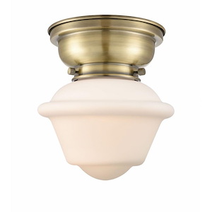 Aditi - 1 Light Oxford Flush Mount In TraditionalStyle-7.15 Inches Tall and 7.5 Inches Wide