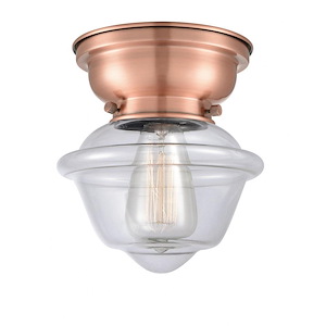 Oxford - 1 Light Flush Mount In Traditional Style-7.15 Inches Tall and 7.5 Inches Wide