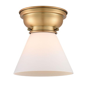 Cone - 1 Light Flush Mount-8.25 Inch Tall and 7.75 Inch Wide - 1290066