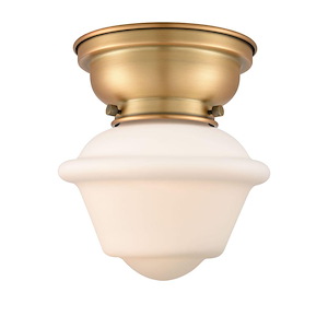 Oxford - 1 Light Flush Mount-8 Inch Tall and 7.25 Inch Wide - 1289972