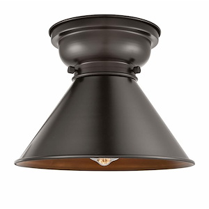 Aditi - 1 Light Briarcliff Flush Mount In TraditionalStyle-6.9 Inches Tall and 10 Inches Wide - 1266294