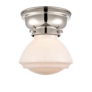 Olean - 1 Light Flush Mount In Industrial Style-6.4 Inches Tall and 6.75 Inches Wide - 1289979