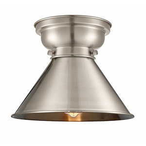 Briarcliff - 1 Light Flush Mount In Traditional Style-6.9 Inches Tall and 10 Inches Wide