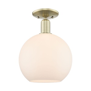 Athens - 1 Light Semi-Flush Mount-13.5 Inch Tall and 10 Inch Wide - 1387804