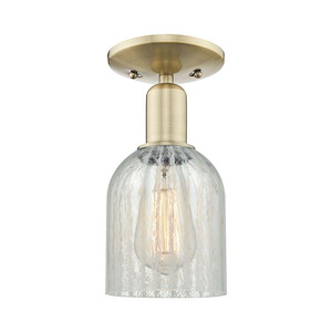 Caledonia - 1 Light Semi-Flush Mount-11 Inch Tall and 5 Inch Wide - 1387853