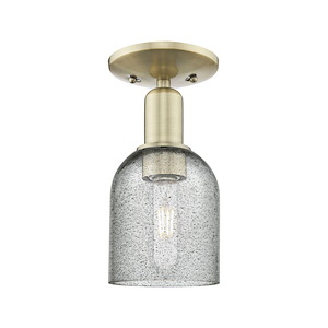 Caledonia - 1 Light Semi-Flush Mount-10.5 Inch Tall and 5 Inch Wide - 1387852