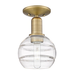 Rochester - 1 Light Semi-Flush Mount-9.38 Inch Tall and 5.88 Inch Wide - 1387862