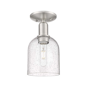 Bella - 1 Light Semi-Flush Mount-11 Inch Tall and 5.5 Inch Wide - 1427036