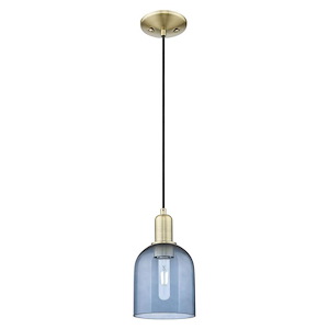 Bella - 1 Light Cord Hung Mini Pendant-10.33 Inch Tall and 5.5 Inch Wide - 1387906