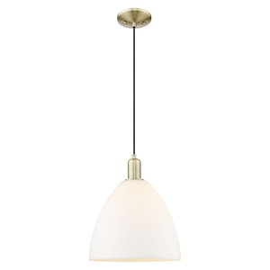 Bristol - 1 Light Cord Hung Mini Pendant-13.83 Inch Tall and 12 Inch Wide - 1387982