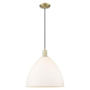 Bristol - 1 Light Cord Hung Mini Pendant-17.83 Inch Tall and 16 Inch Wide - 1387927