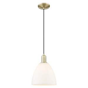 Bristol - 1 Light Cord Hung Mini Pendant-12.33 Inch Tall and 9 Inch Wide - 1387897