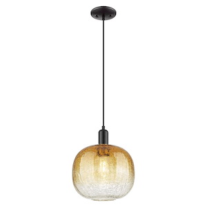 Brookhaven Sphere - 1 Light Cord Hung Mini Pendant-10 Inch Wide and 8 Inch Tall - 1372710