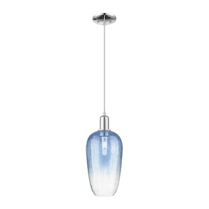 Brookhaven Flute - 1 Light Cord Hung Mini Pendant-15.83 Inch Tall and 7 Inch Wide - 1372713