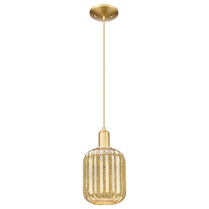 Preston - 1 Light Cord Hung Mini Pendant-12.5 Inch Tall and 6.75 Inch Wide - 1374100