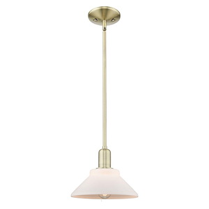 Orwell - 1 Light Stem Hung Mini Pendant-7.63 Inch Tall and 8.38 Inch Wide - 1387951
