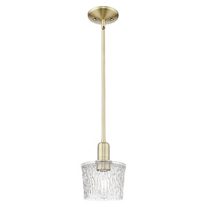 Niagara - 1 Light Stem Hung Mini Pendant-9.13 Inch Tall and 6.5 Inch Wide - 1387972