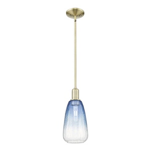 Brookhaven Almond - 1 Light Mini Pendant-13.63 Inch Tall and 6 Inch Wide - 1372728
