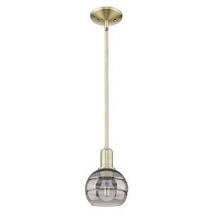 Rochester - 1 Light Stem Hung Mini Pendant-8.5 Inch Tall and 5.88 Inch Wide - 1387967