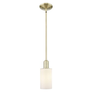 Clymer - 1 Light Stem Hung Mini Pendant-9.5 Inch Tall and 4.88 Inch Wide - 1387973