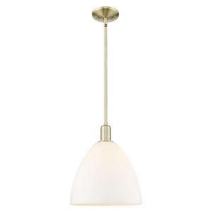 Bristol - 1 Light Stem Hung Mini Pendant-13.63 Inch Tall and 12 Inch Wide - 1387959
