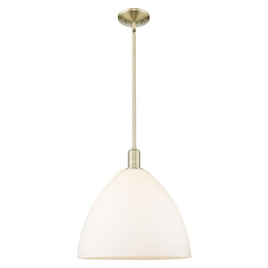 Bristol - 1 Light Stem Hung Mini Pendant-17.63 Inch Tall and 16 Inch Wide - 1387974
