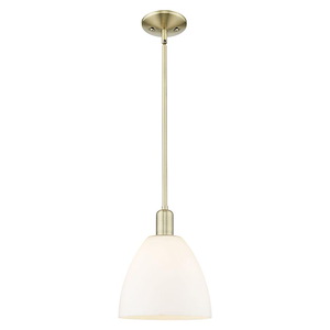 Bristol - 1 Light Stem Hung Mini Pendant-12.13 Inch Tall and 9 Inch Wide - 1388058