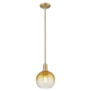 Brookhaven Globe - 1 Light Stem Hung Mini-Pendant-7.88 Inch Tall and 11.63 Inch Wide - 1372731