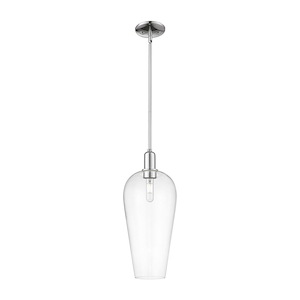 Chelsea - 1 Light Stem Hung Mini Pendant-19.63 Inch Tall and 8 Inch Wide - 1374185