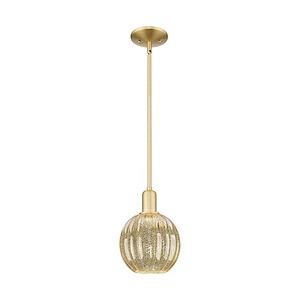 Preston - 1 Light Stem Hung Mini Pendant-10.63 Inch Tall and 7 Inch Wide - 1373989